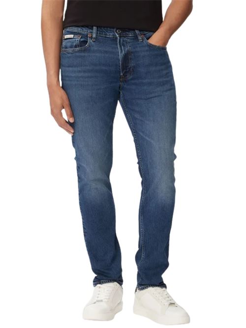 Jeans slim fit in denim elasticizzato Calvin Klein Jeans | LV04RB735GASA